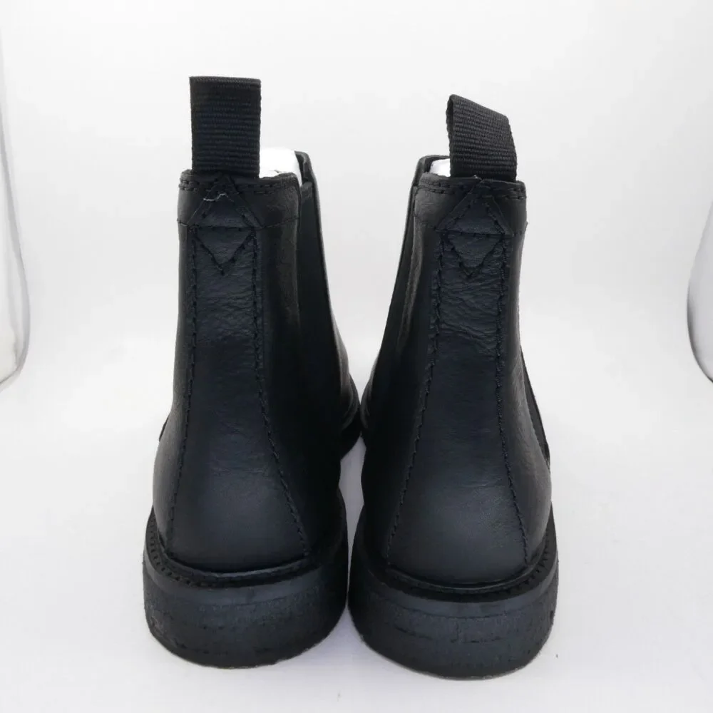 Clarks Men's US Size 11.5 M Clarkdale Easy Black Leather Chelsea Boots New